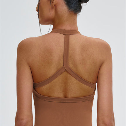 The Slate Y-Back Top