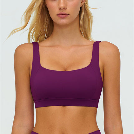 The Lushness V-Back Sports Bra Flared Leggings 2-Piece Set