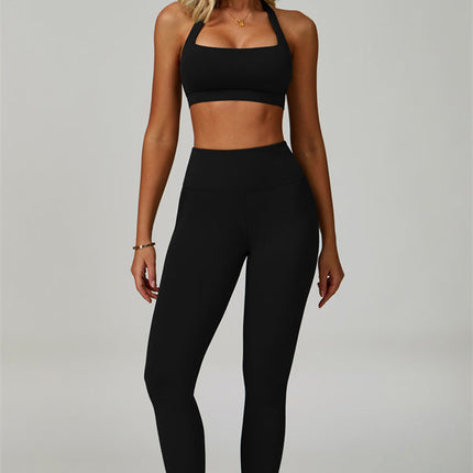 The Bold Halter Sports Bra Leggings 2-Piece Set