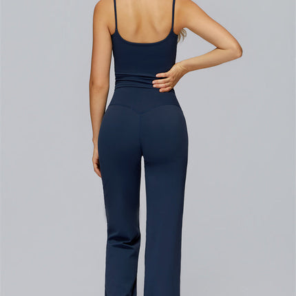 The FlexCore Crop Tank Flared Leggings 2-Piece Set