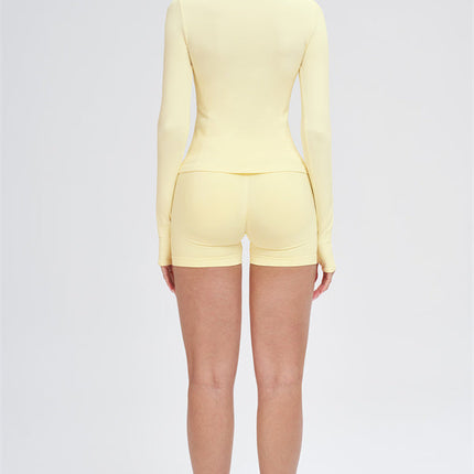 The Whim Long Sleeve T-shirt Shorts 2-Piece Set