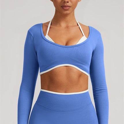 The Elevate New Long Sleeve Crop top Leggings 2-Piece Set