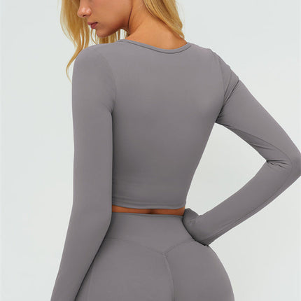The Lushness Long Sleeve Crop top