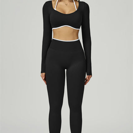 The Prime Line Long Sleeve Crop Top