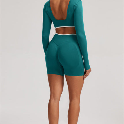 The Elevate Long Sleeve Crop top