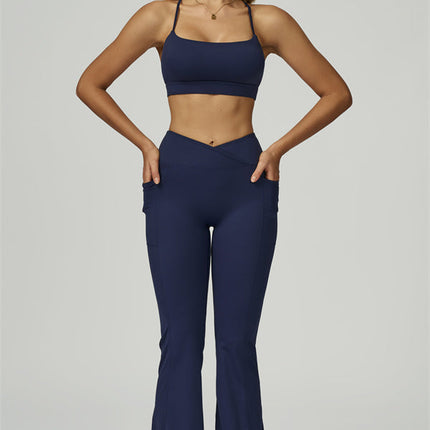The Flourish Sports Bra Flared Leggings 2-Piece Set