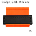 Orange / 6inch / 5PCS
