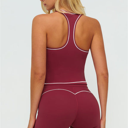 The Amara Crop Top Flared Leggings 2-Piece Set
