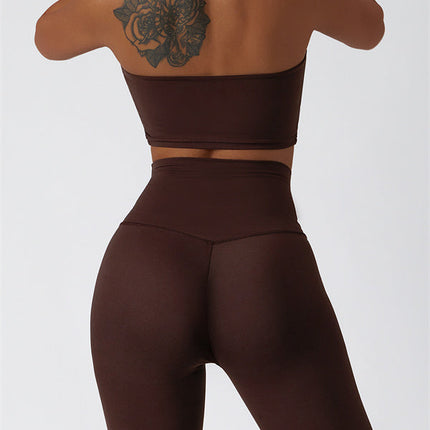 The Seraphine Halter Crop Top Leggings 2-Piece Set