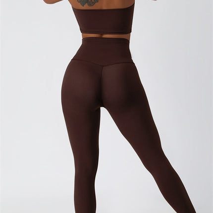 The Seraphine Halter Crop Top Leggings 2-Piece Set