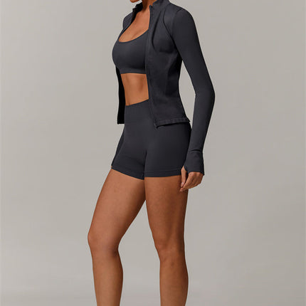The Nova Luxe Jacket Shorts 2-Piece Set