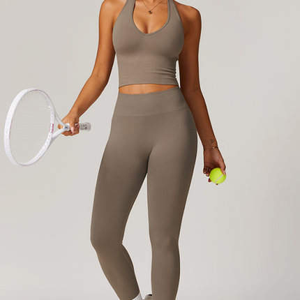 The Delight Halter Top Leggings 2-Piece Set