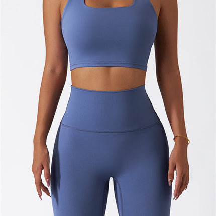 The Seraphine Halter Crop Top Leggings 2-Piece Set