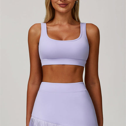 The Lavish Sports Bra Tennis Skirt 2-Piece Set