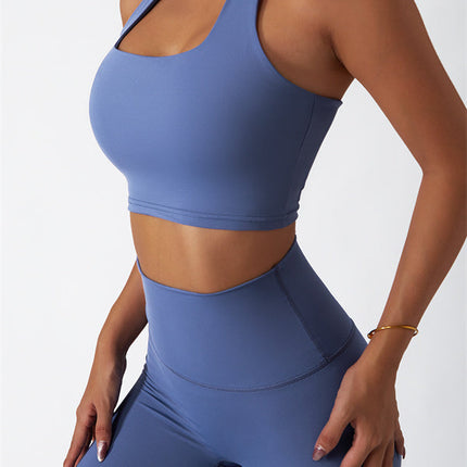 The Seraphine Halter Crop Top Leggings 2-Piece Set