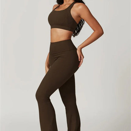 The Isabella Sports Bra Flares 2-Piece Set