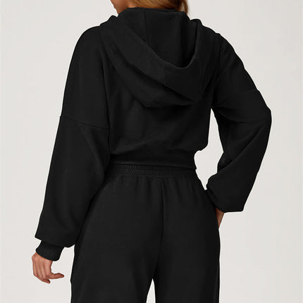 The Axis Crop Hoodie