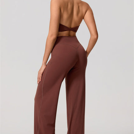 The Nestle Sports Bra Straight Leg Pants 2-Piece Set