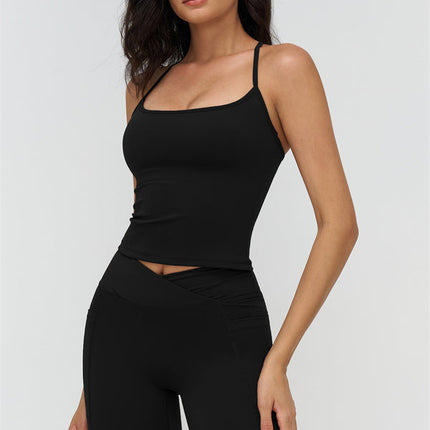 The BoldFit Crop Top Flared Leggings 2-Piece Set