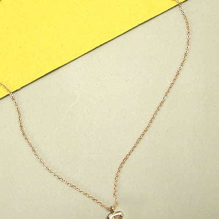 BALLOON BUBBLE PERSONALIZED INITIAL NECKLACE | 80N108