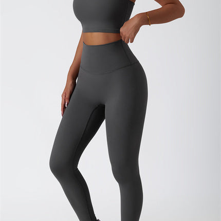 The Seraphine Halter Crop Top Leggings 2-Piece Set