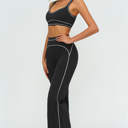 The Amara Sports Bra Flared Leggings 2-Piece Set