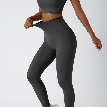 The Seraphine Halter Crop Top Leggings 2-Piece Set