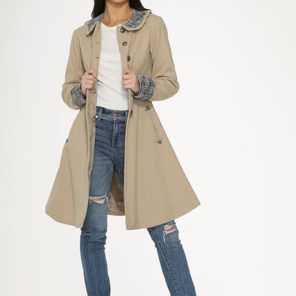 34520 Camel Swing Coat