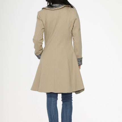 34520 Camel Swing Coat