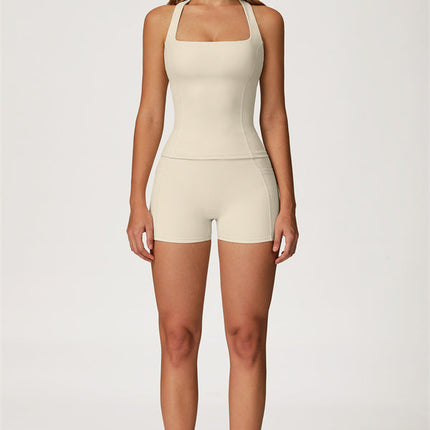 The Glacier Crop Tank Shorts 2-Piece Set