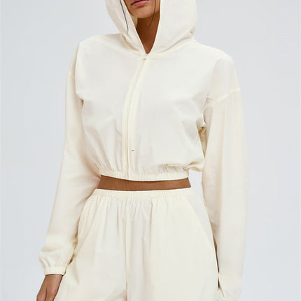 The Svelte UV protection Crop Hoodie