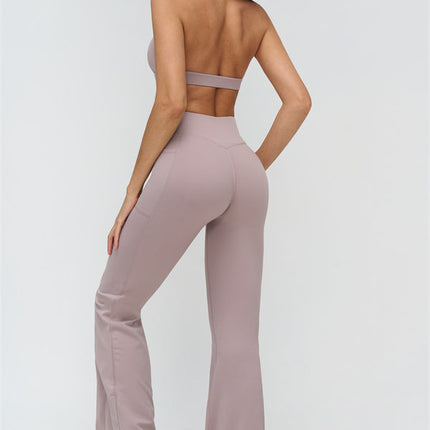 The BoldFit Sports Bra Flared Leggings 2-Piece Set
