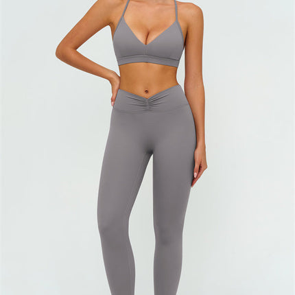 The Lushness Y-Back Sports Bra Leggings 2-Piece Set