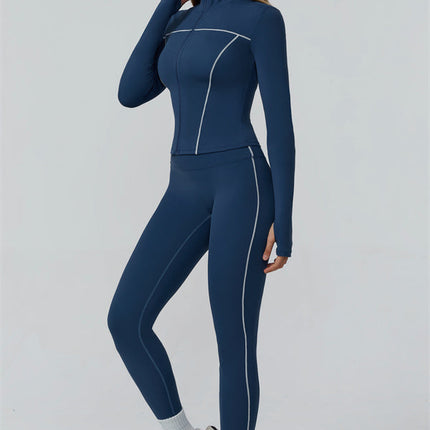 The Venus Zip Top Leggings 2-Piece Set