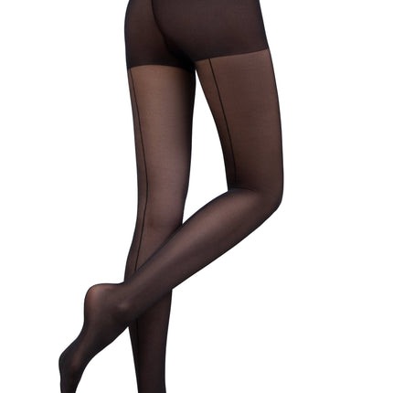 Conte Line Slim 40 Den - Shaping Fantasy Women's Tights with a seam imitation (22С-2СП)