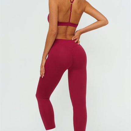 The Lushness Y-Back Sports Bra Leggings 2-Piece Set