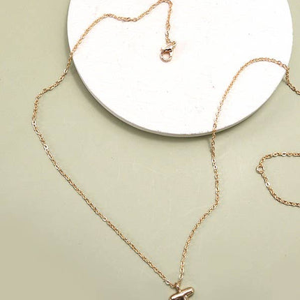 BALLOON BUBBLE PERSONALIZED INITIAL NECKLACE | 80N108