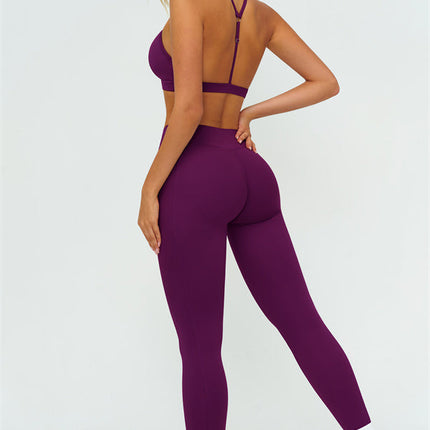 The Lushness Y-Back Sports Bra Leggings 2-Piece Set