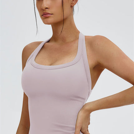 The Slate Y-Back Top Flared Leggings 2-Piece Set