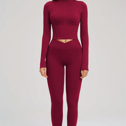 The Sizzle Zip Jacket Leggings 2-Piece Set