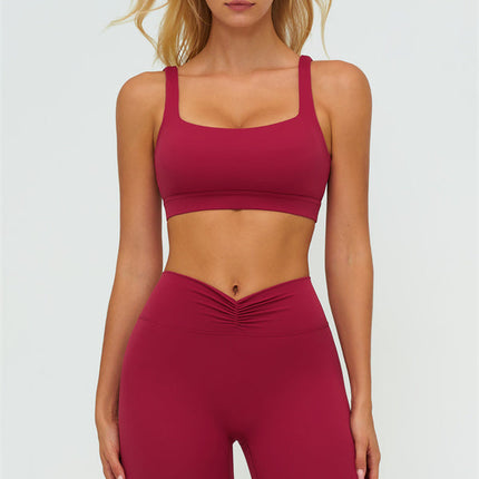 The Lushness V-Back Sports Bra Leggings 2-Piece Set