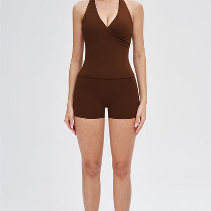 The Stride Crop Top Isabella Shorts 2-Piece Set