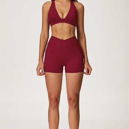 The Glacier Sports Bra Shorts 2-Piece Set