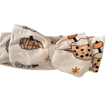 Pumpkin Spice (Bow Headband)