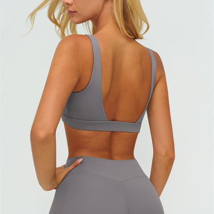 The Lushness V-Back Sports Bra Shorts 2-Piece Set