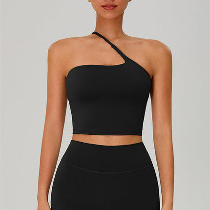 The Jewel One-Shoulder Crop Top Shorts 2-Piece Set
