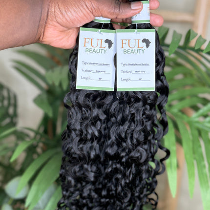 Water Curly Wefted Bundle