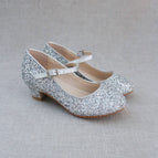 Silver Glitter / 9 Toddler