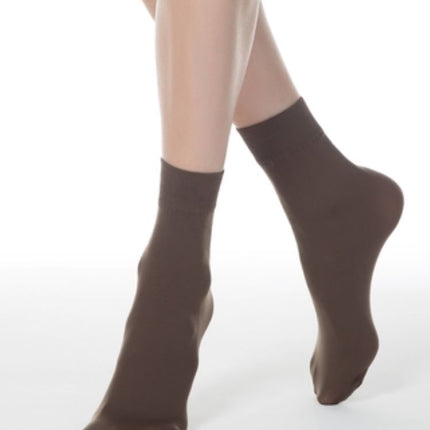 Conte Microfibra 50 Den - 1 pair Classic Elegant Elastic Women's Socks - One Size #8S-10SP