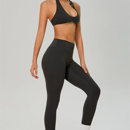 The Solid Sports Bra Leggings 2-Piece Set